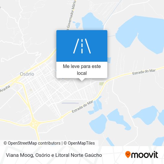 Viana Moog mapa