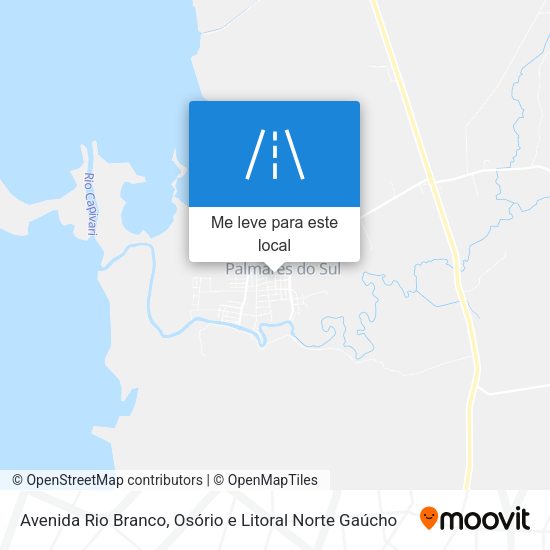 Avenida Rio Branco mapa