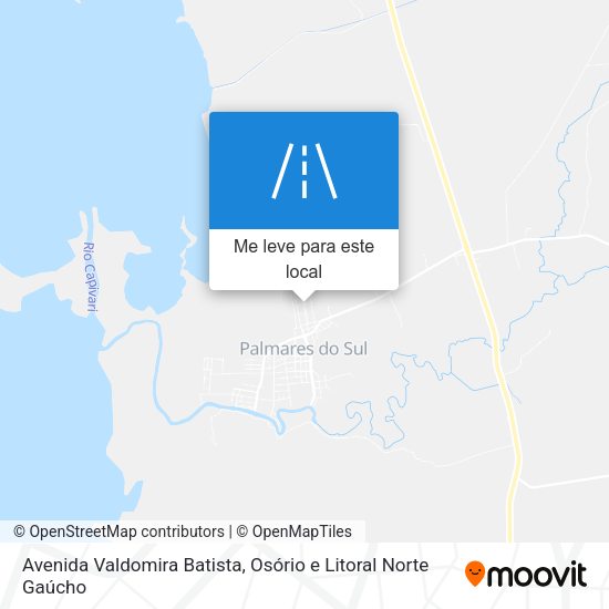 Avenida Valdomira Batista mapa