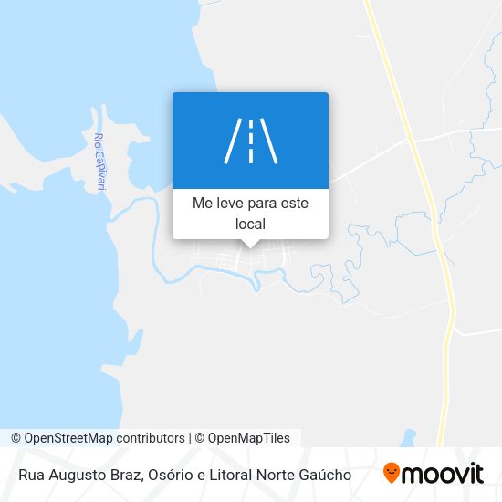 Rua Augusto Braz mapa