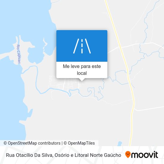 Rua Otacílio Da Silva mapa