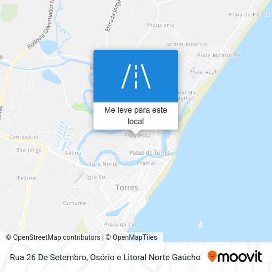 Rua 26 De Setembro mapa
