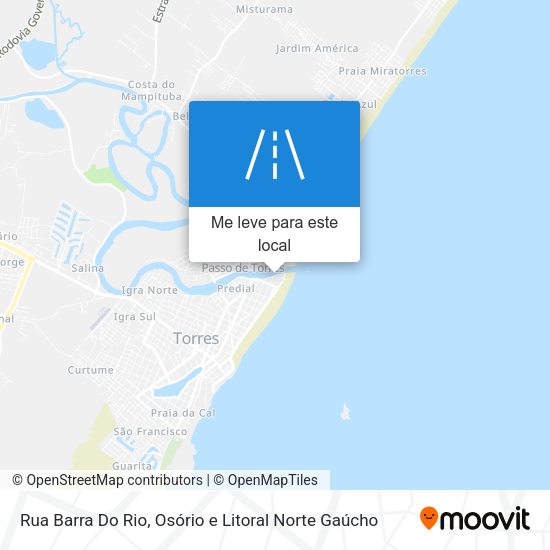 Rua Barra Do Rio mapa