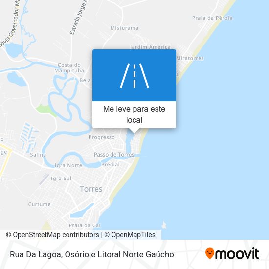 Rua Da Lagoa mapa