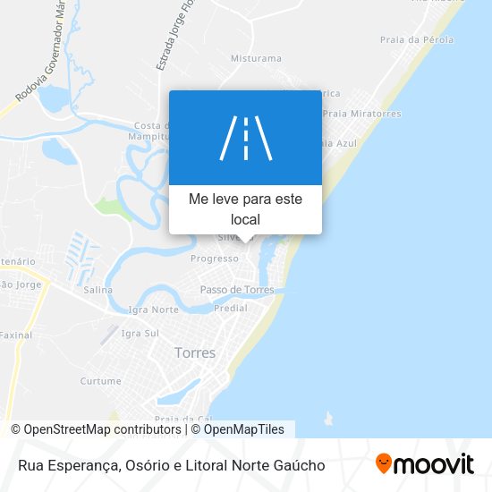 Rua Esperança mapa