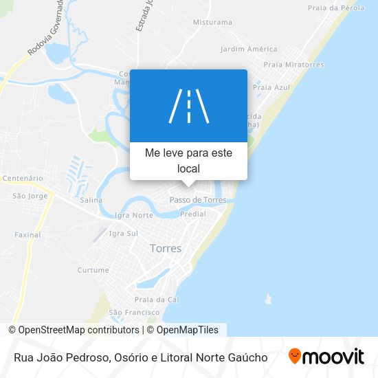 Rua João Pedroso mapa