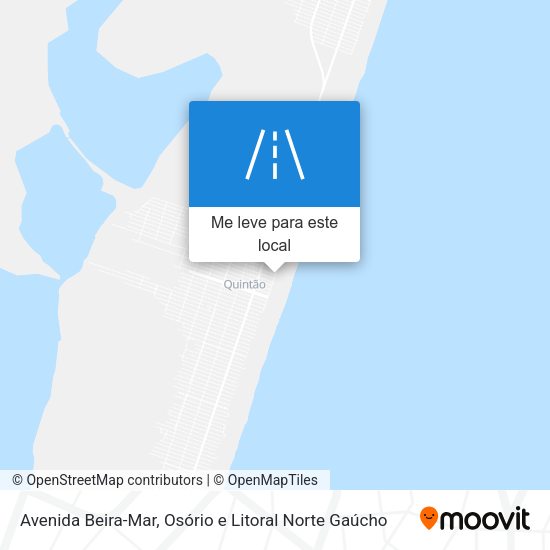 Avenida Beira-Mar mapa