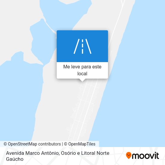 Avenida Marco Antônio mapa