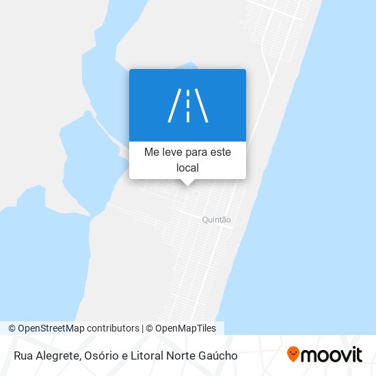 Rua Alegrete mapa