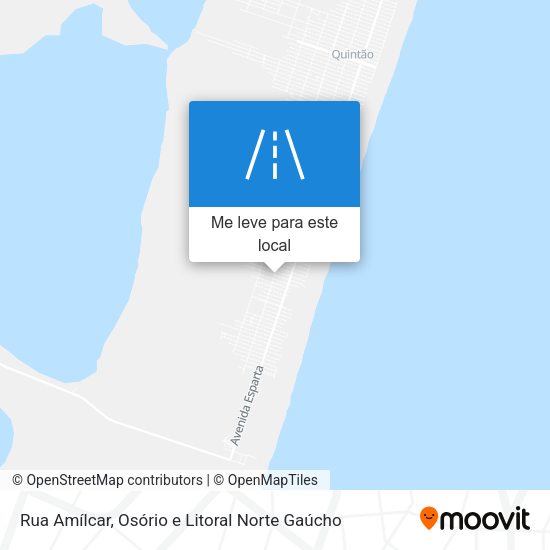 Rua Amílcar mapa