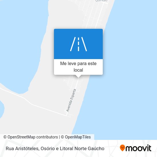 Rua Aristóteles mapa