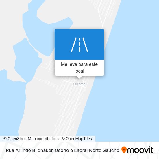 Rua Arlindo Bildhauer mapa