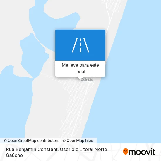 Rua Benjamin Constant mapa