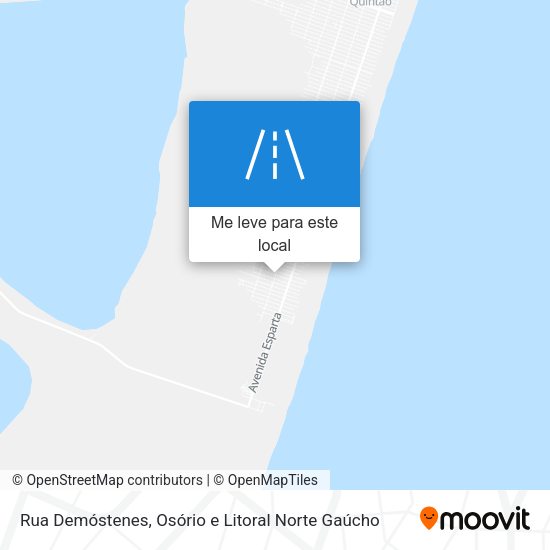 Rua Demóstenes mapa