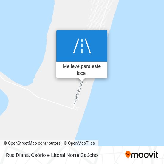 Rua Diana mapa