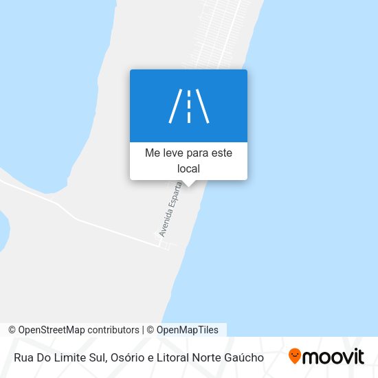 Rua Do Limite Sul mapa