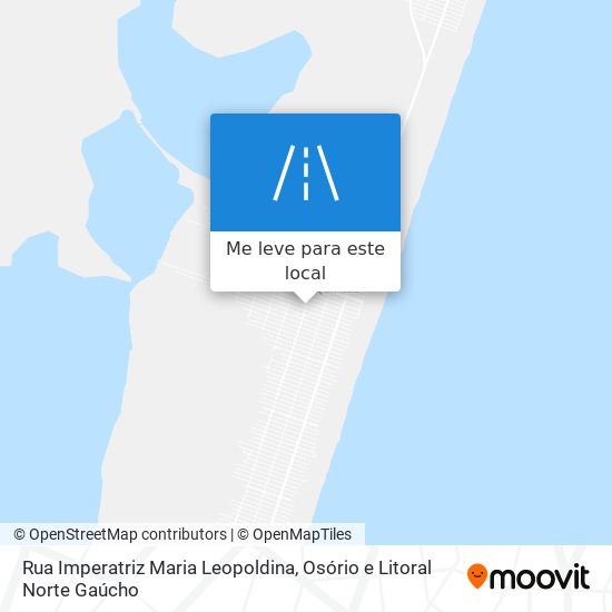 Rua Imperatriz Maria Leopoldina mapa