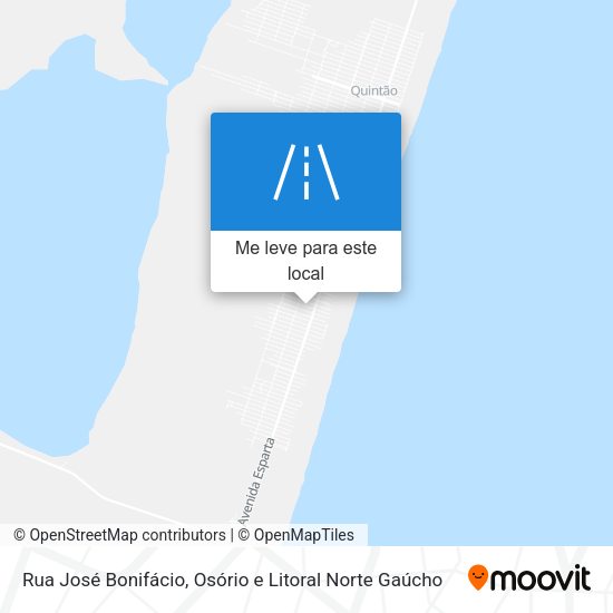 Rua José Bonifácio mapa