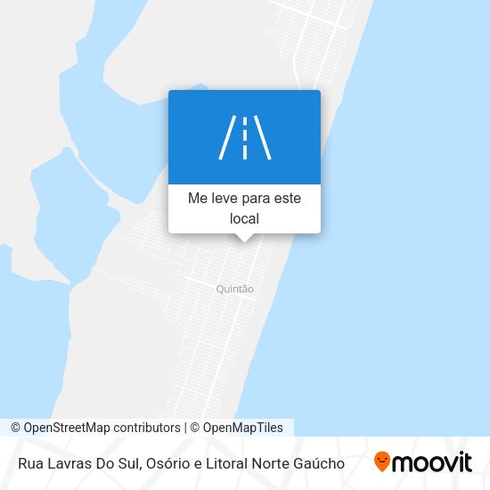 Rua Lavras Do Sul mapa