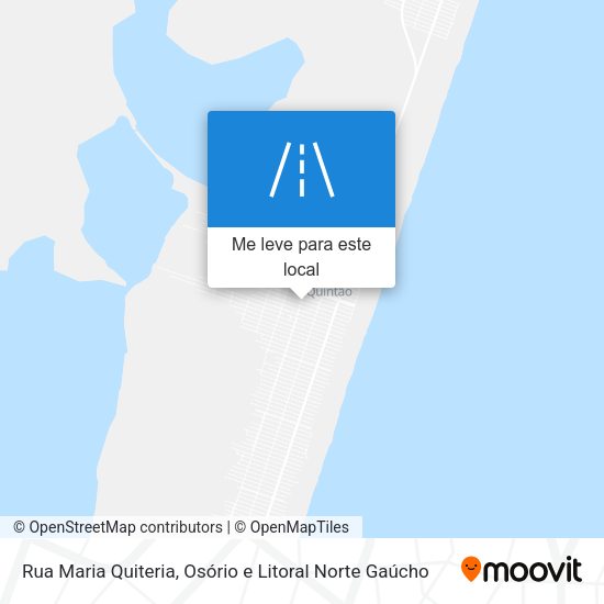 Rua Maria Quiteria mapa