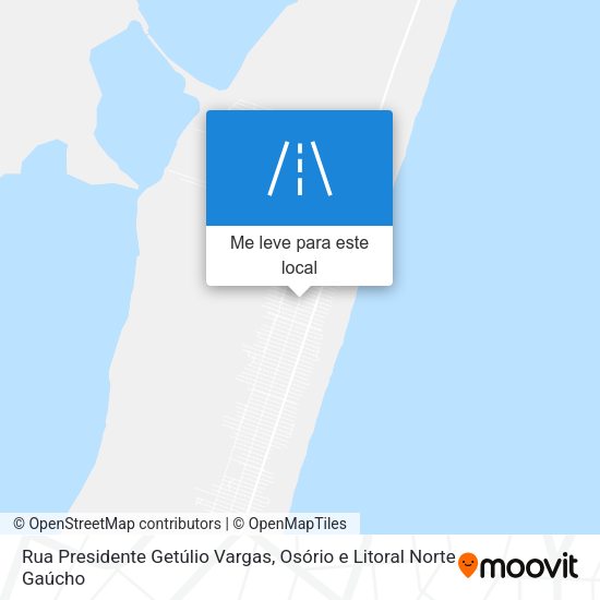 Rua Presidente Getúlio Vargas mapa