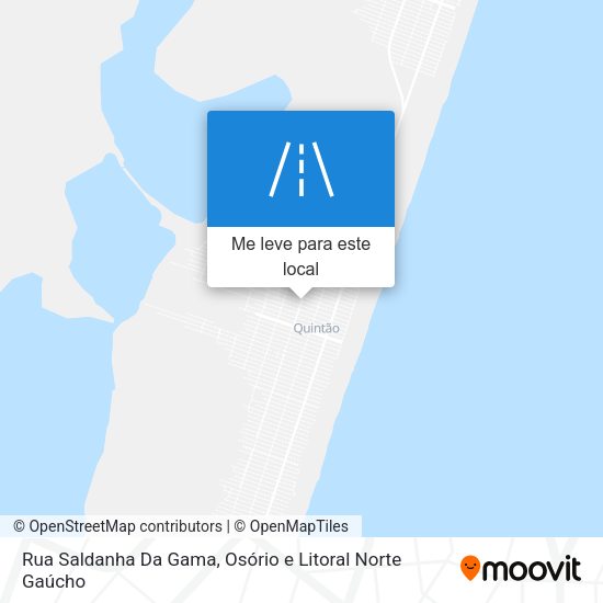 Rua Saldanha Da Gama mapa