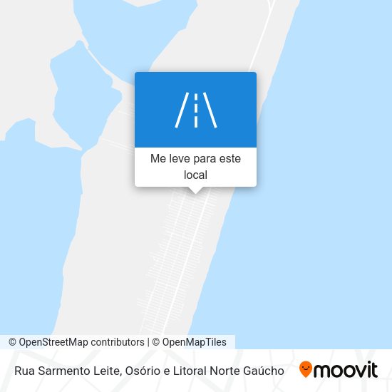 Rua Sarmento Leite mapa