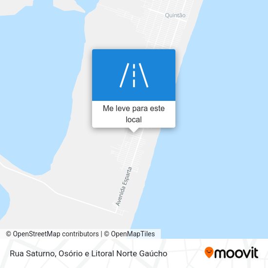 Rua Saturno mapa