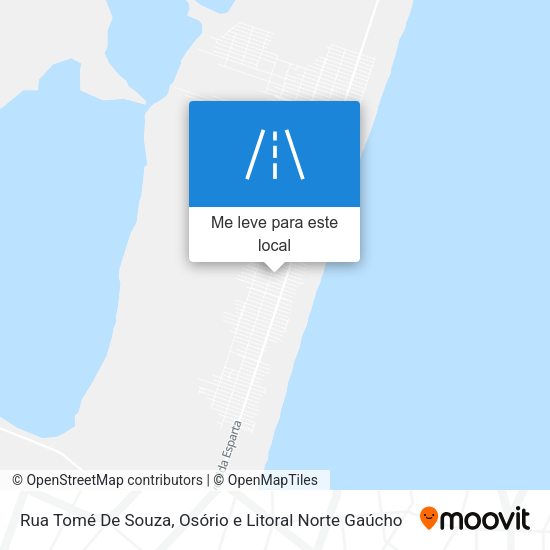Rua Tomé De Souza mapa