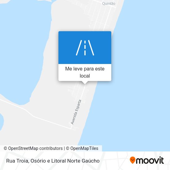 Rua Troia mapa