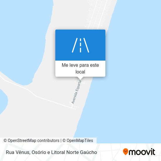 Rua Vênus mapa