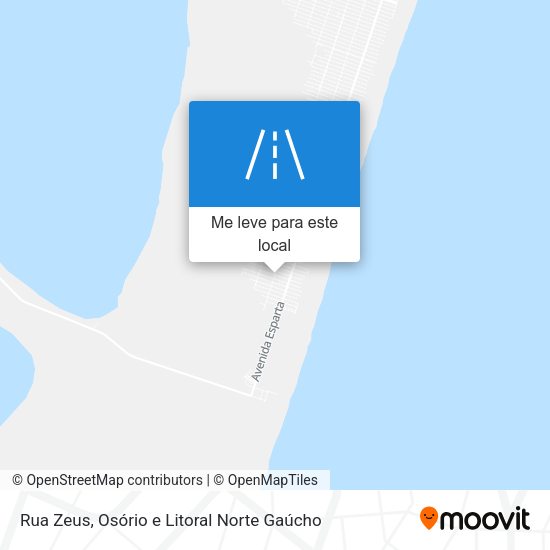Rua Zeus mapa