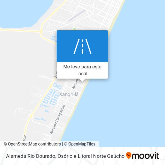 Alameda Rio Dourado mapa
