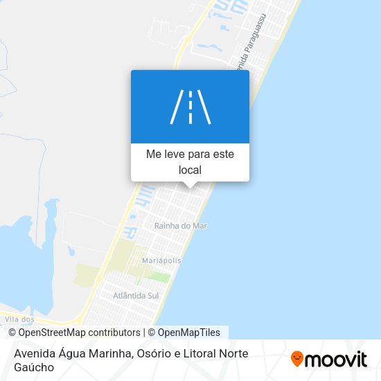Avenida Água Marinha mapa