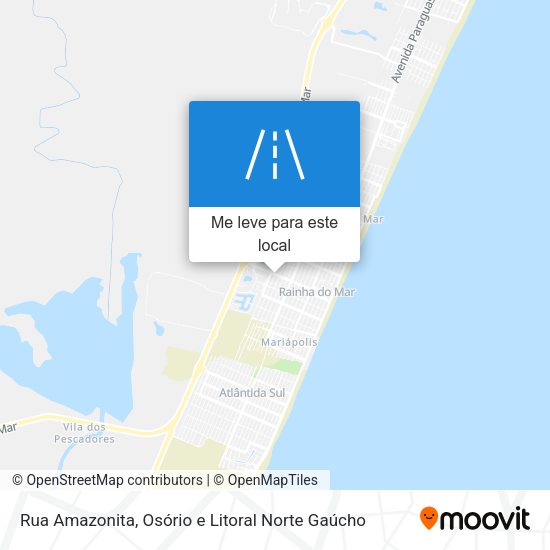 Rua Amazonita mapa
