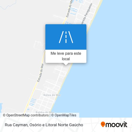 Rua Cayman mapa