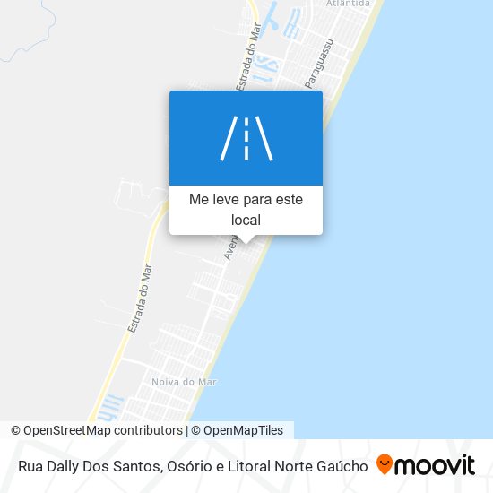 Rua Dally Dos Santos mapa