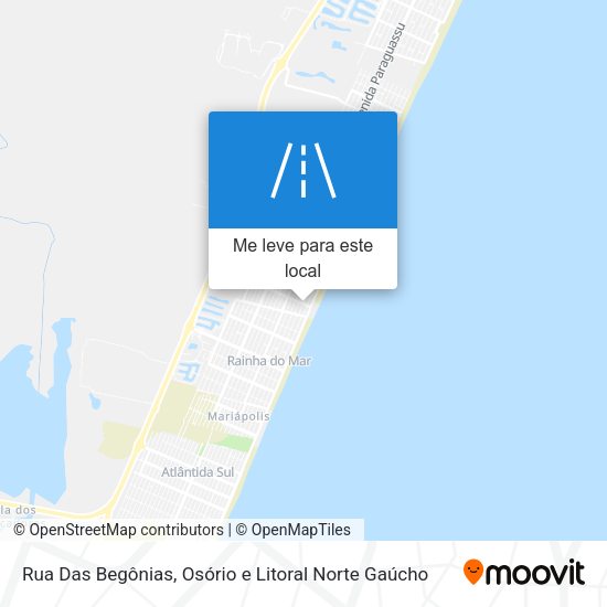 Rua Das Begônias mapa