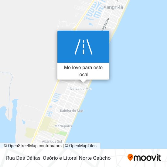 Rua Das Dálias mapa