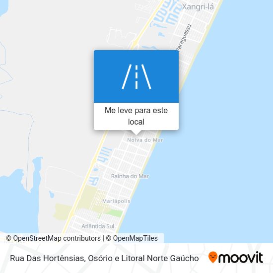 Rua Das Hortênsias mapa