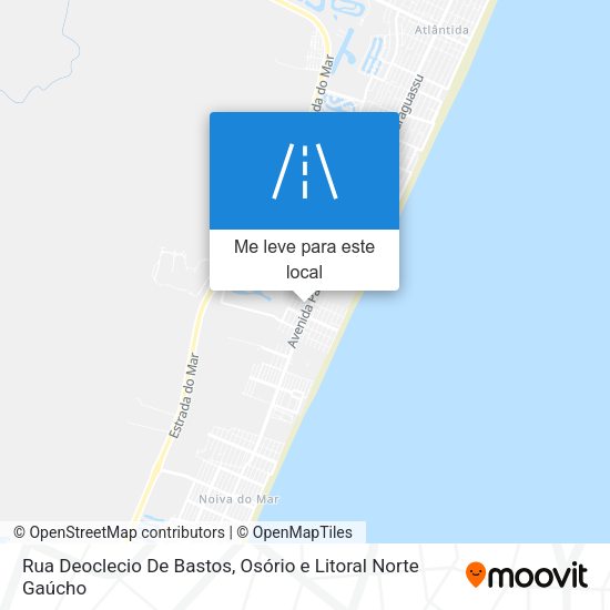 Rua Deoclecio De Bastos mapa