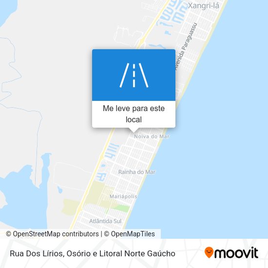 Rua Dos Lírios mapa