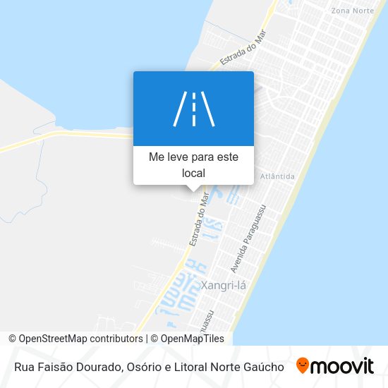 Rua Faisão Dourado mapa