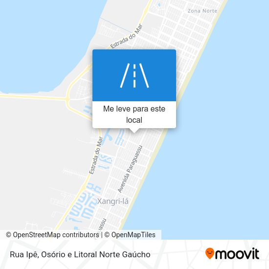 Rua Ipê mapa