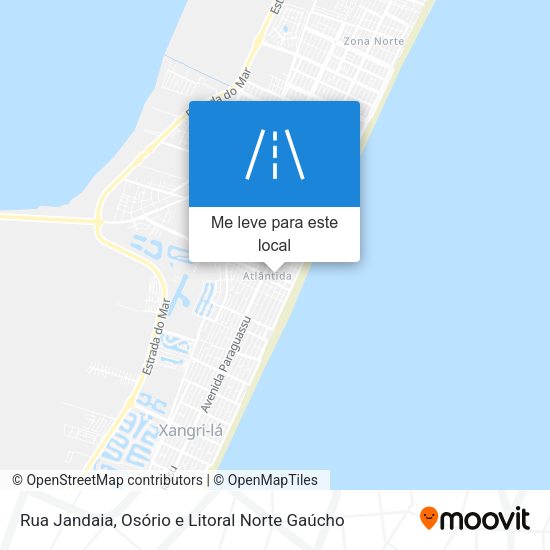 Rua Jandaia mapa