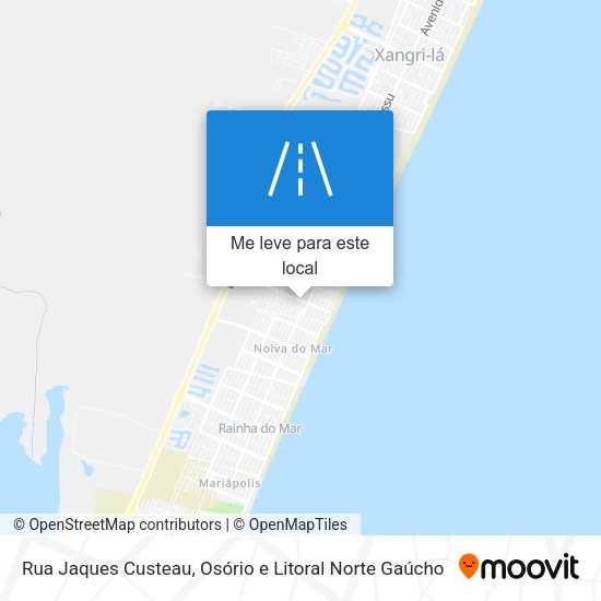 Rua Jaques Custeau mapa
