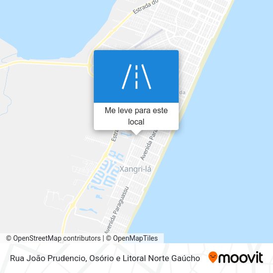 Rua João Prudencio mapa