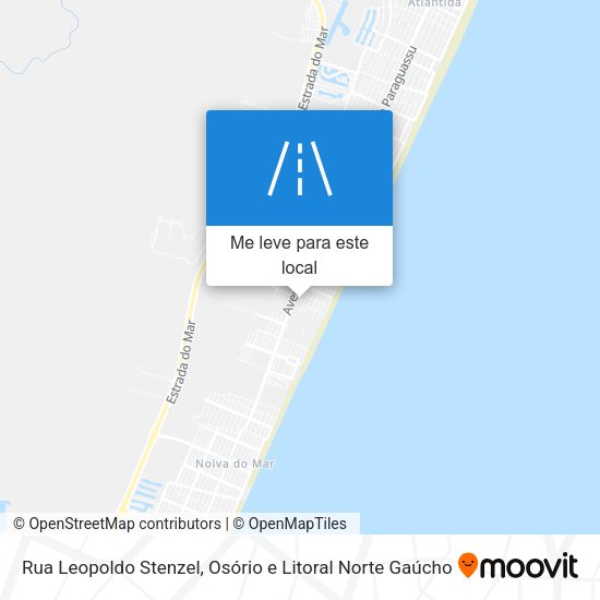 Rua Leopoldo Stenzel mapa
