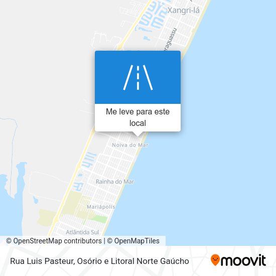 Rua Luis Pasteur mapa