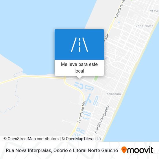 Rua Nova Interpraias mapa
